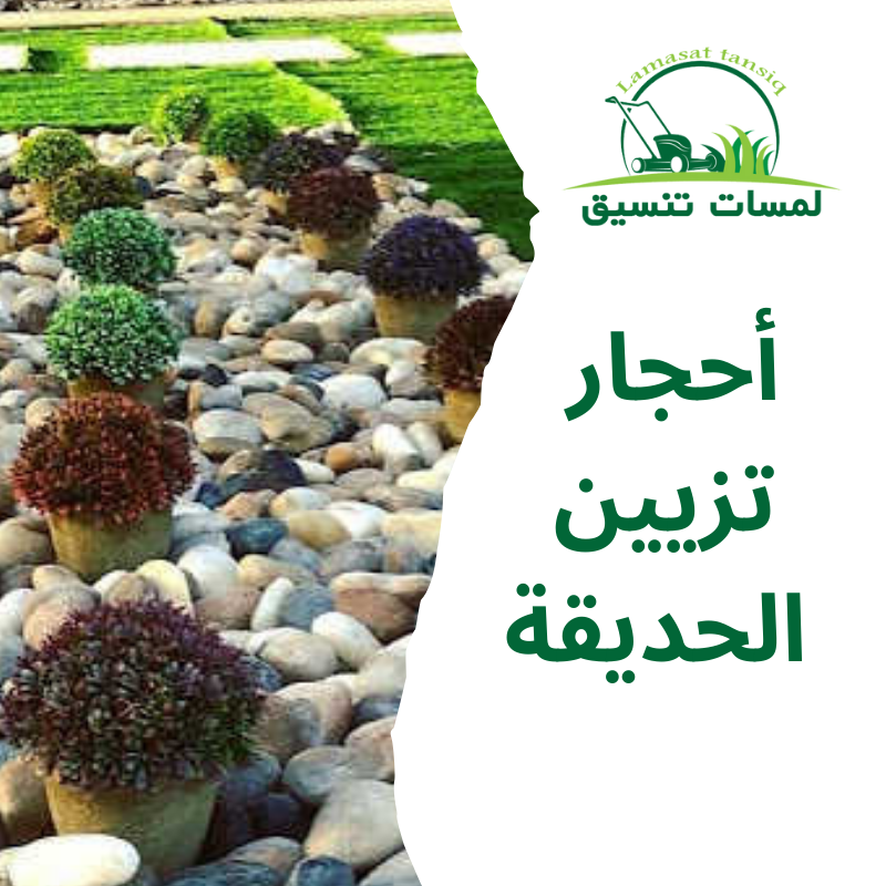 أحجار تزيين الحديقة